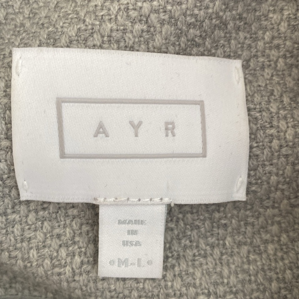 AYR The Robe -Wool Shawl Robe  M-L - Picture 10 of 13